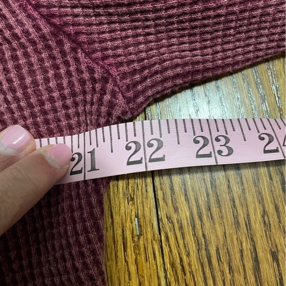 Bagatelle Collection Button Up Thermal Shirt/Jacket Eggplant Size Small - Picture 6 of 8